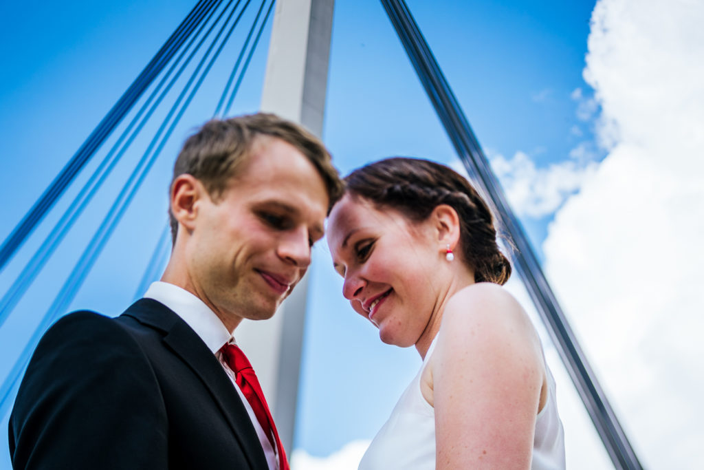 hochzeitsfotograf in göttingen, Himmel, Ski, Brücke