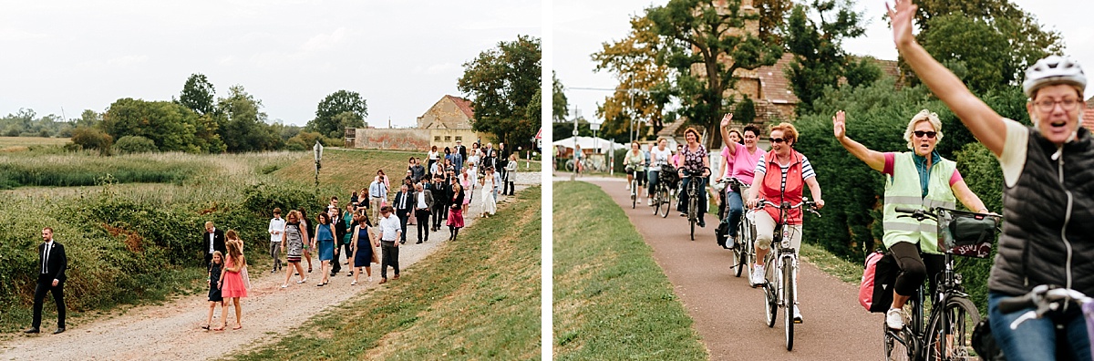fahrradfahrer, gruppenbild, hochzeitsfotograf magdeburg