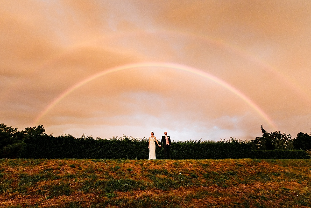 regenbogen, rainbow, hochzeit in magdeburg, Hochzeit Kirche, Brautpaar