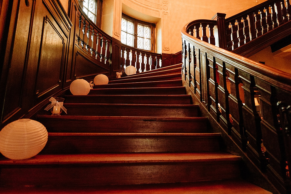 Treppe im Schloss Beesenstedt
