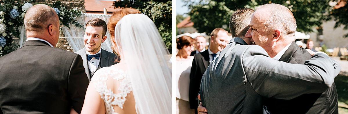 brauteinzug firstlook brautvater hochzeitsfeier heiraten hochzeitsfotografie md