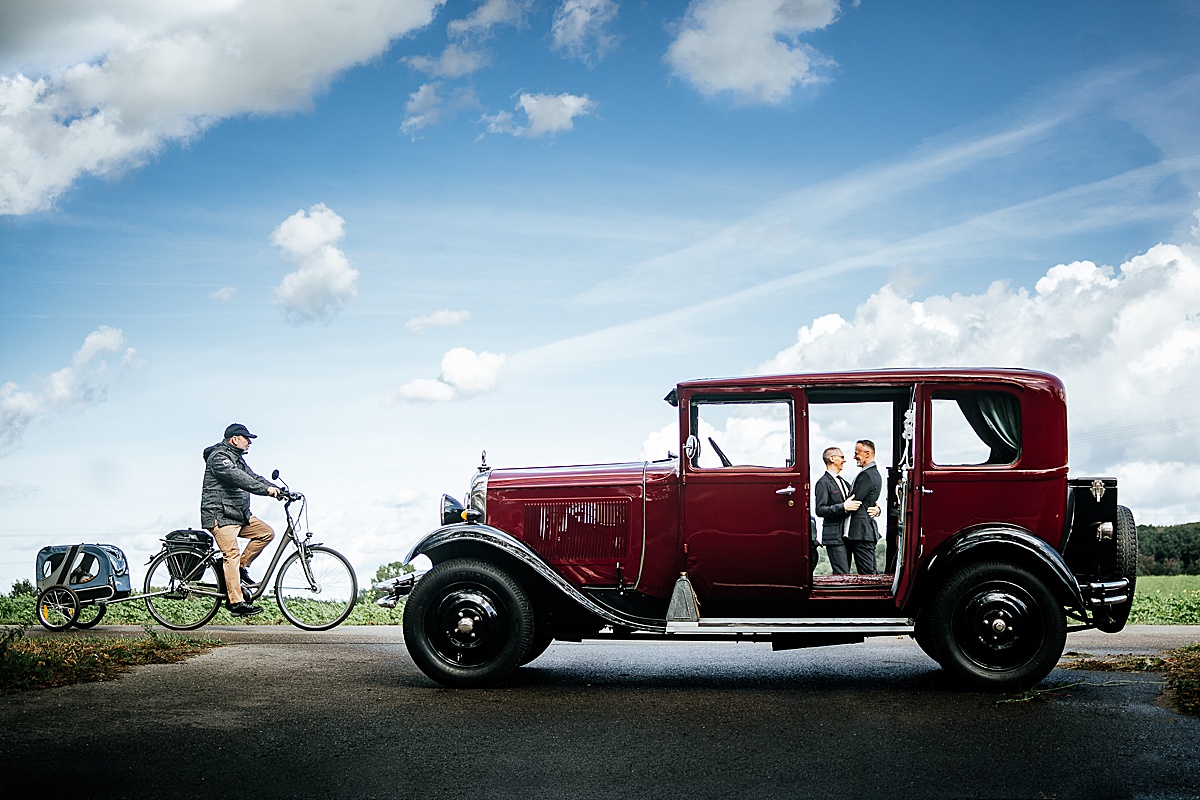 inselliebe hochzeit auf usedom oldtimer fahrrad