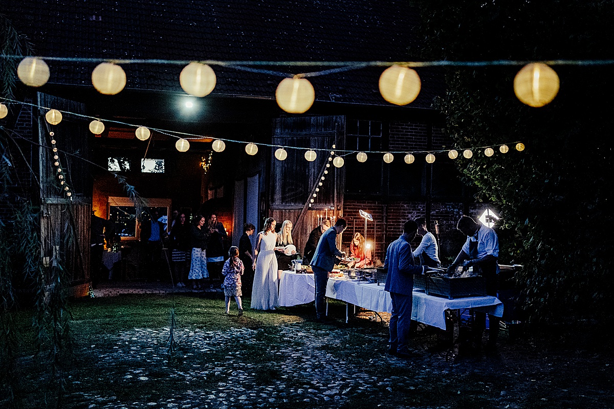 Abendessen, tafeln, 
