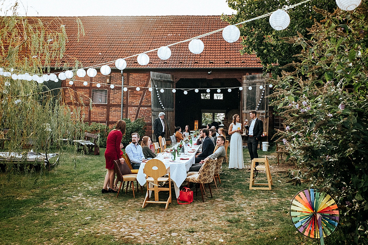 Gartenhochzeit, Hochzeitstafel, Altmark, Hochzeit