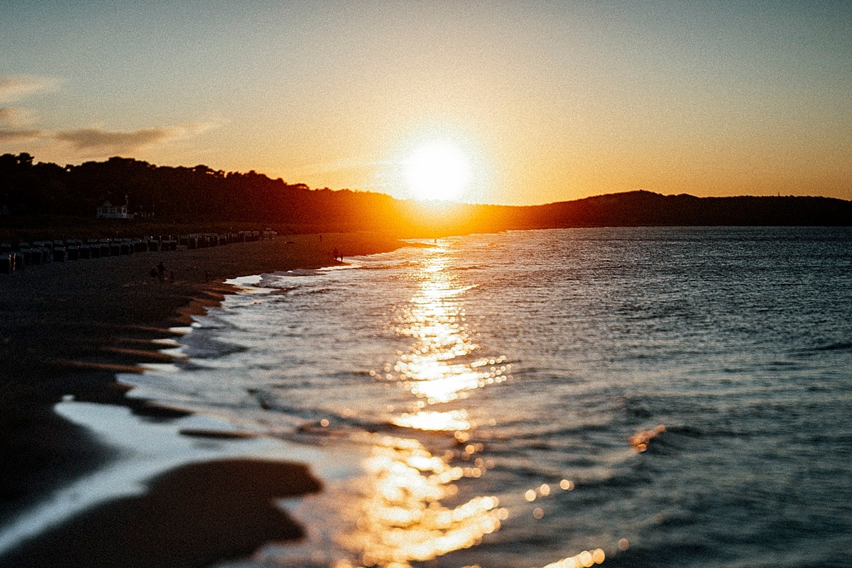 sonnenuntergang tiltshift seebrücke göhren ostsee sundown sunlight sun sonne