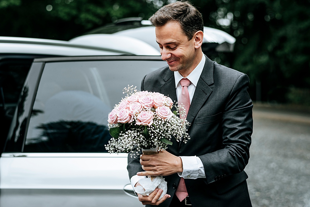 bräutigam blumen flowers bouquet brautstrauss wedding