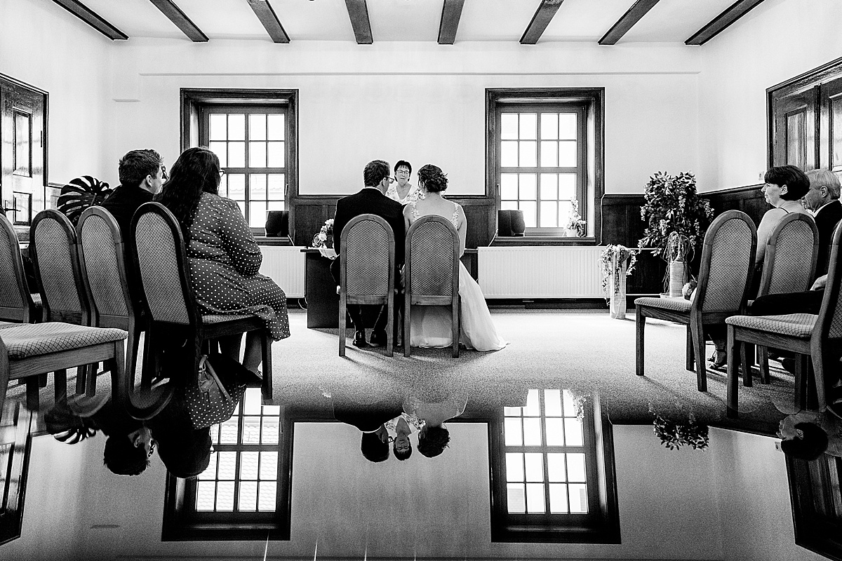 standesamt, schwarz-weiss, brautpaar, Trauung, Hochzeit
