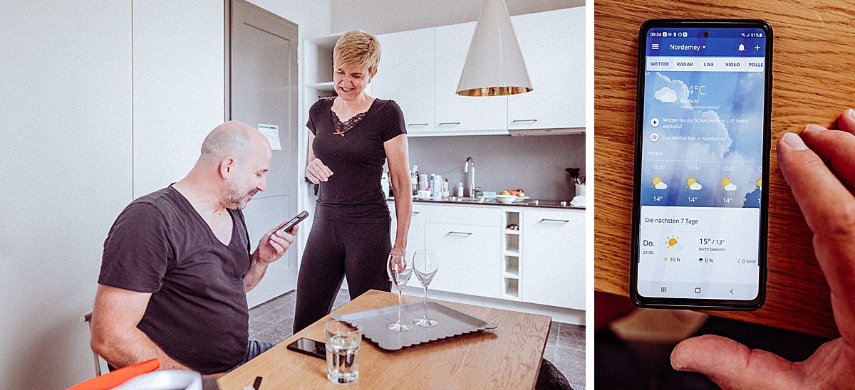Hochzeit, Norderney, Hochzeitsreportage, Wetter, handy