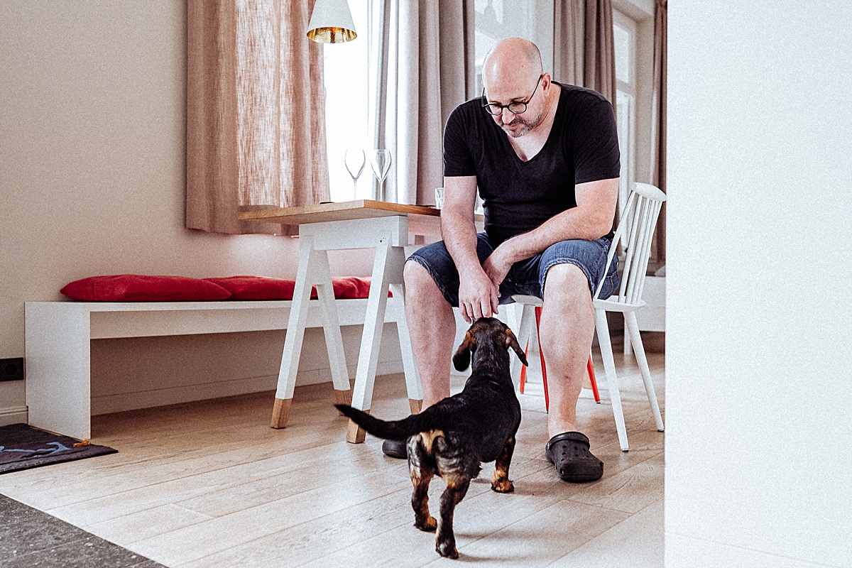 Dackel, Hund, Herrchen, Reportage, Hochzeitsreportage, dog, doglover, weddingdog