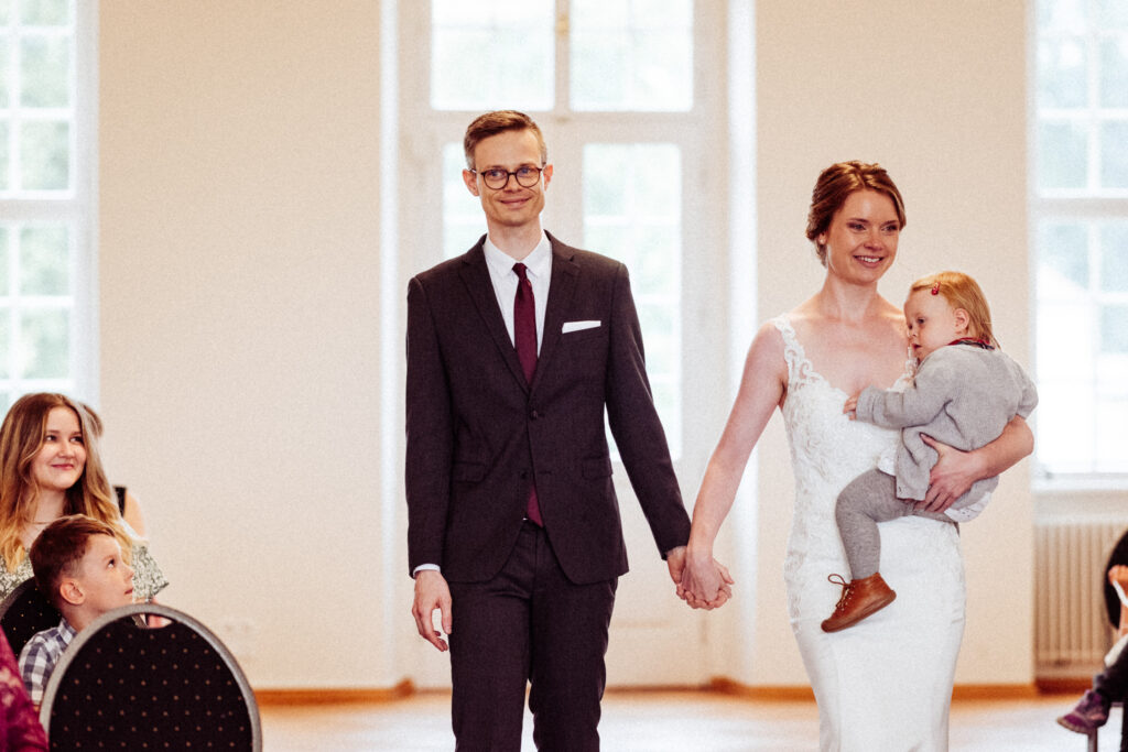hochzeitsfotograf celle, Einzug des Brautpaares