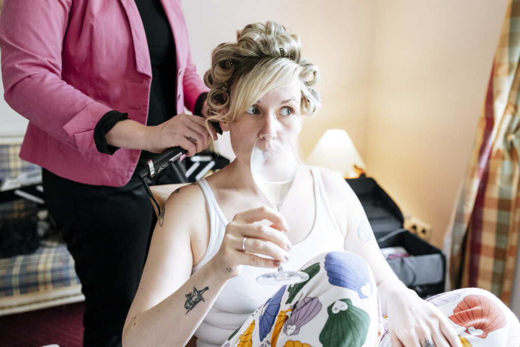 getting ready, Hochzeitsreportage, braut, Köthen anhalt